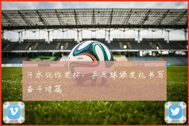 汗水化作奖杯，乒乓球颁奖礼书写奋斗诗篇